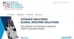 Desktop Screenshot of globalspecimensolutions.com